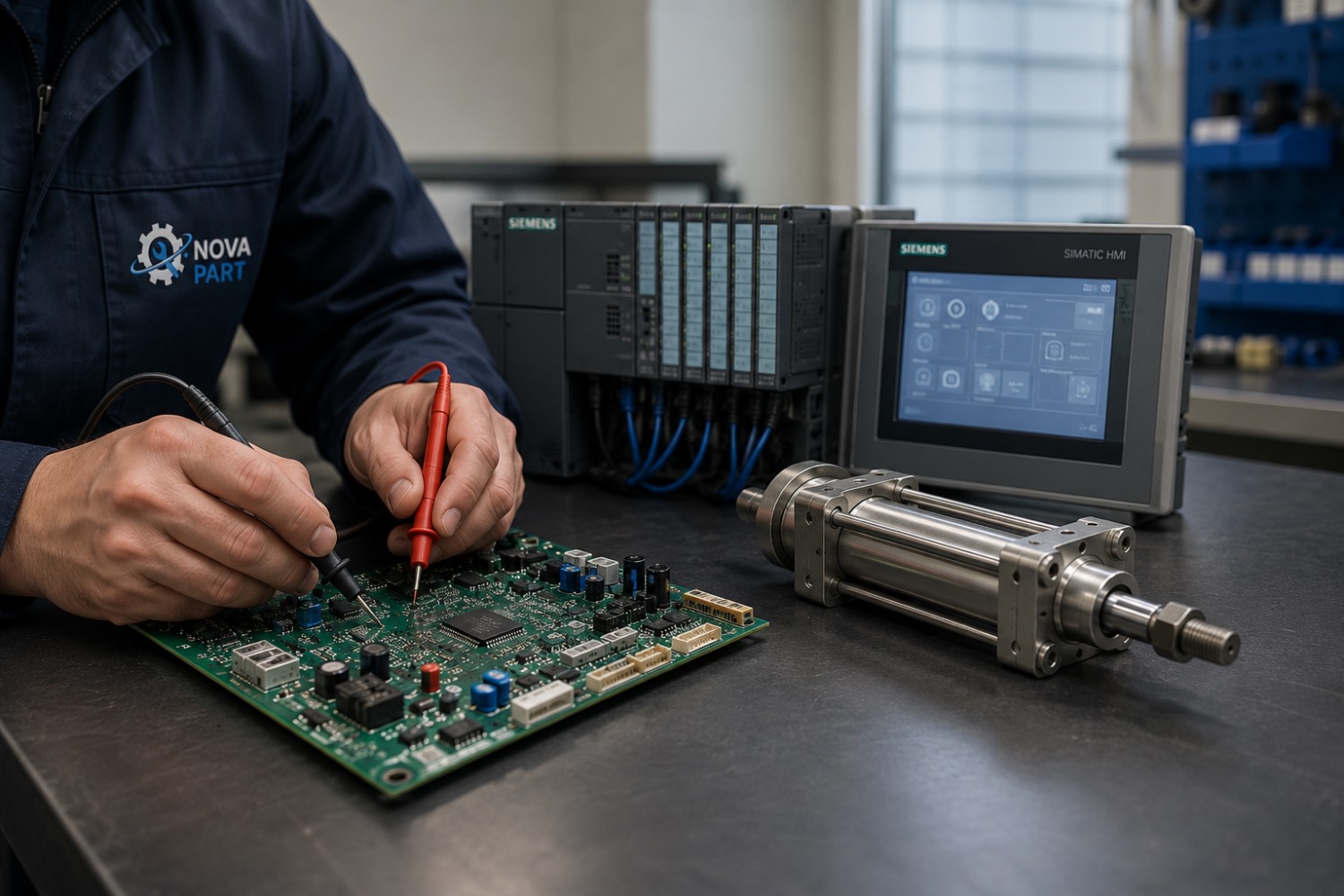 تعمیر تخصصی PLC و HMI دورکن و لبه چسبان